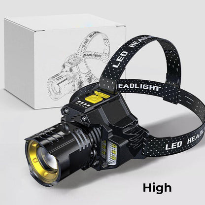 🔥2025 New Arrival🔥 Outdoor Waterproof Rechargeable Headlamp with Headband