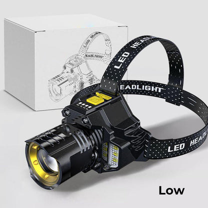 🔥2025 New Arrival🔥 Outdoor Waterproof Rechargeable Headlamp with Headband