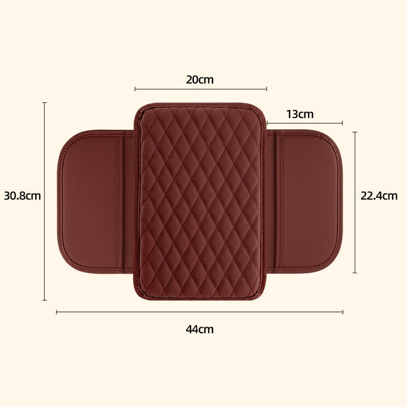 Universal Faux Leather Booster Cushion for Car Armrest Box