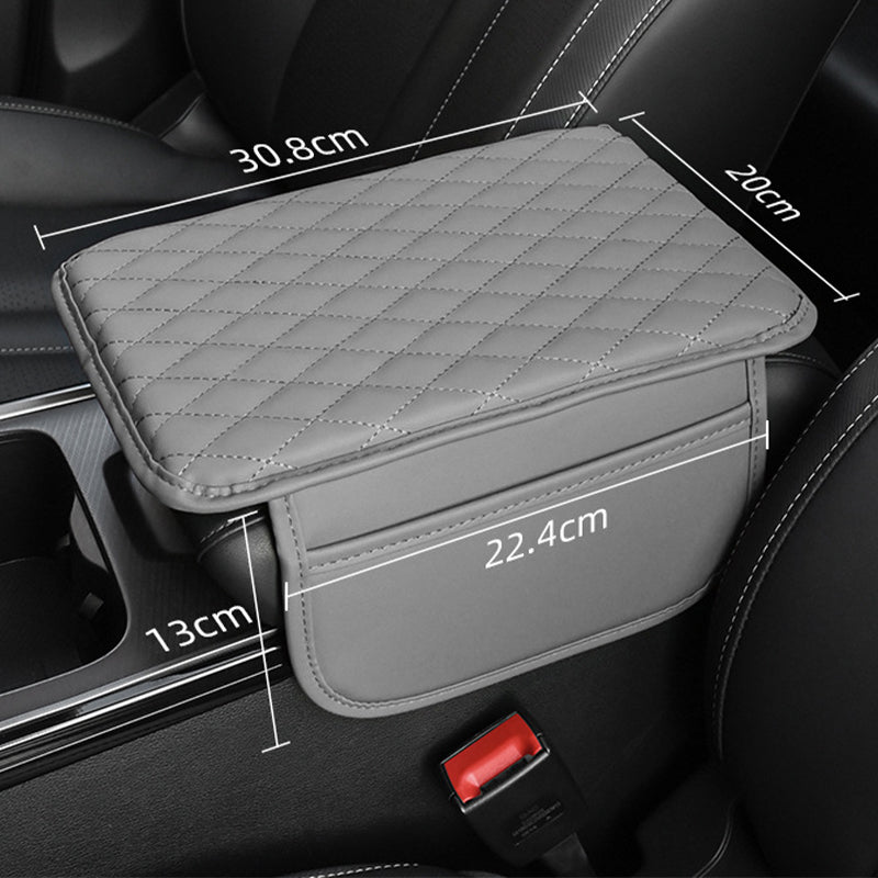 Universal Faux Leather Booster Cushion for Car Armrest Box