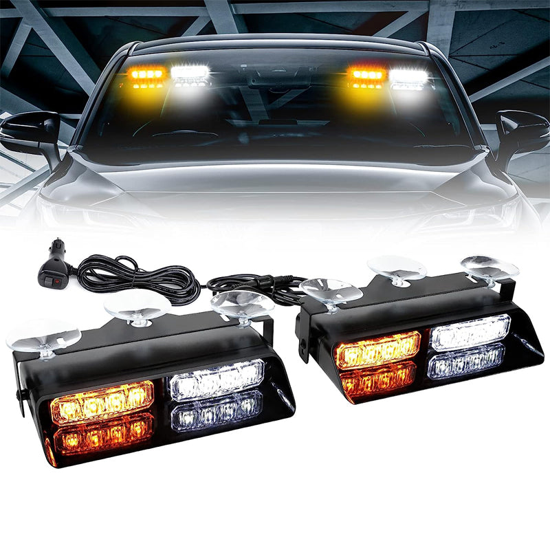 ⏳Time-limited Special⏰Windshield Suction Cup Strobe Warning Light for Vehicles