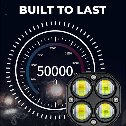 🔥New Hot Selling❤️‍🔥 4-LED High-Brightness Motorcycle Spotlight