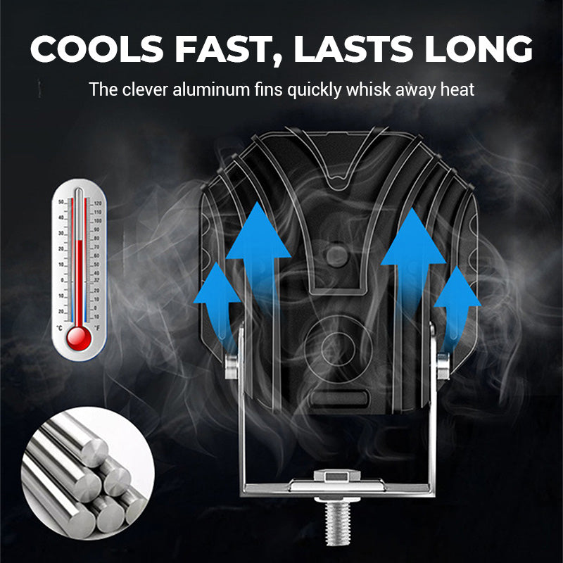 🔥New Hot Selling❤️‍🔥 4-LED High-Brightness Motorcycle Spotlight