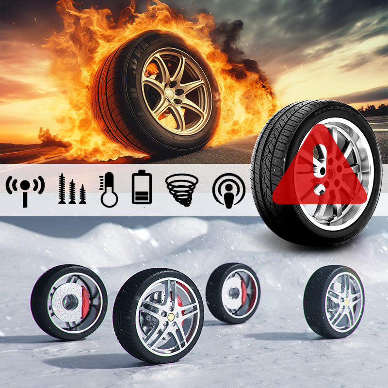 🚗49% OFF NOW! ✨ Solar Tire Pressure Monitor - Real-Time 4-Wheel Display with Wireless Sensors & Waterproof Design for Enhanced Safety 🔋🌞