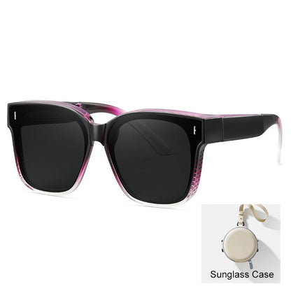 😎 Foldable Over-Glasses Sunglasses – Anti-Glare for Driving 🚗☀️