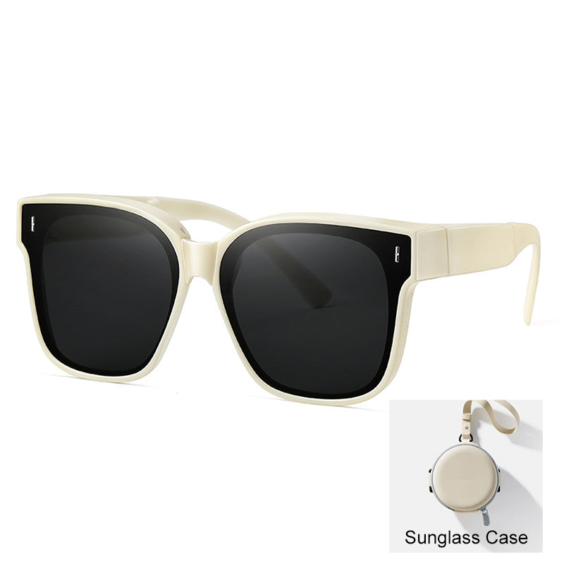 😎 Foldable Over-Glasses Sunglasses – Anti-Glare for Driving 🚗☀️