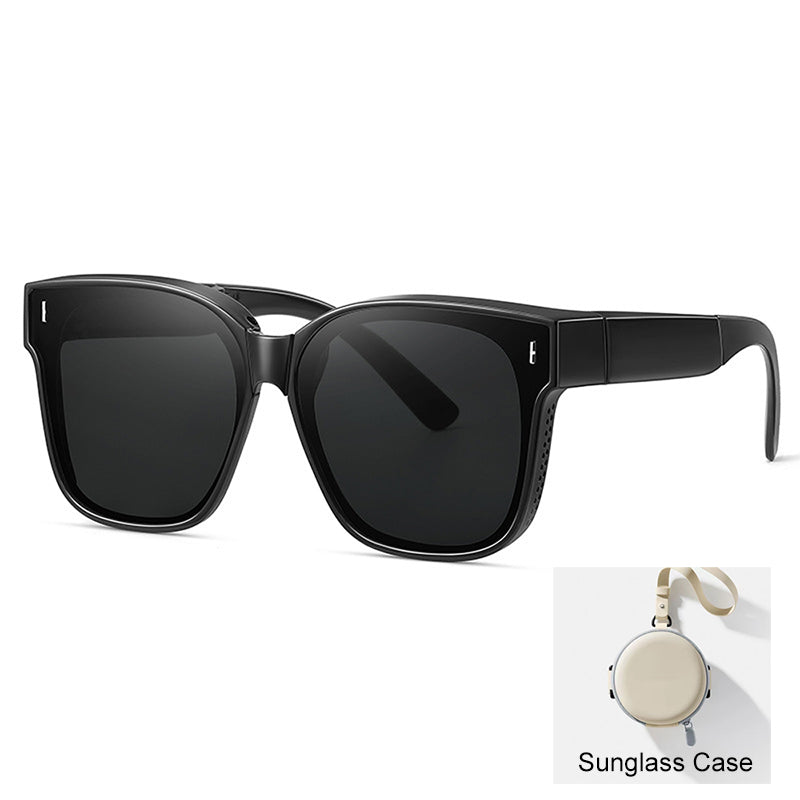 😎 Foldable Over-Glasses Sunglasses – Anti-Glare for Driving 🚗☀️