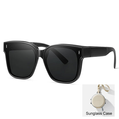 😎 Foldable Over-Glasses Sunglasses – Anti-Glare for Driving 🚗☀️