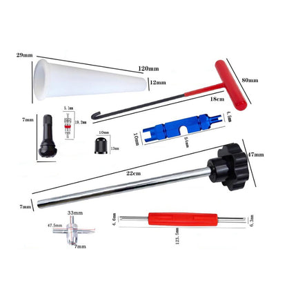 🔥Hot Sale🔥Quick Change Car Tire Valve Tool Kit (50% OFF)