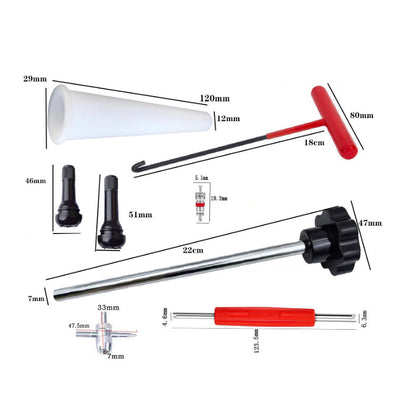 🔥Hot Sale🔥Quick Change Car Tire Valve Tool Kit (50% OFF)