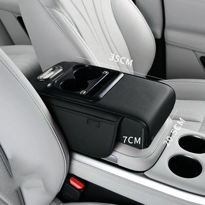 🔥2025 HOT SALE --50% OFF🔥Armrest Storage Box with LED Ambient Lighting